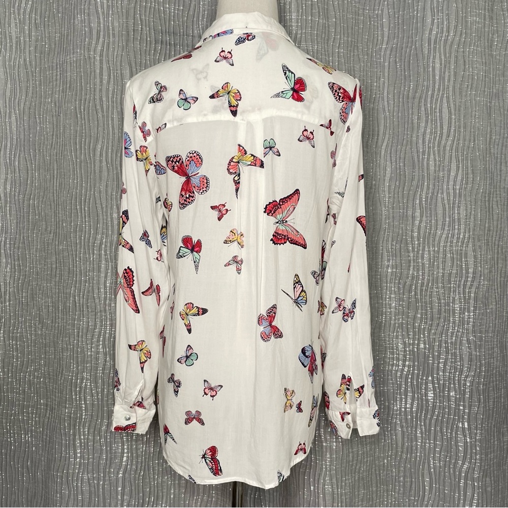 Springfield Button Down Butterfly Blouse - image 2
